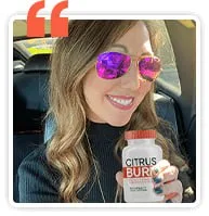 Citrus Burn customer testimonial
